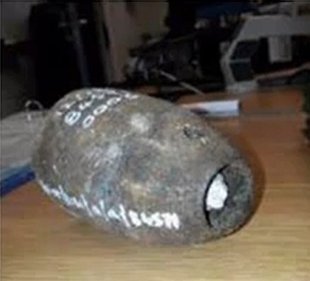 Un niño británico de 7 años encuentra una bomba de la Segunda Guerra Mundial
